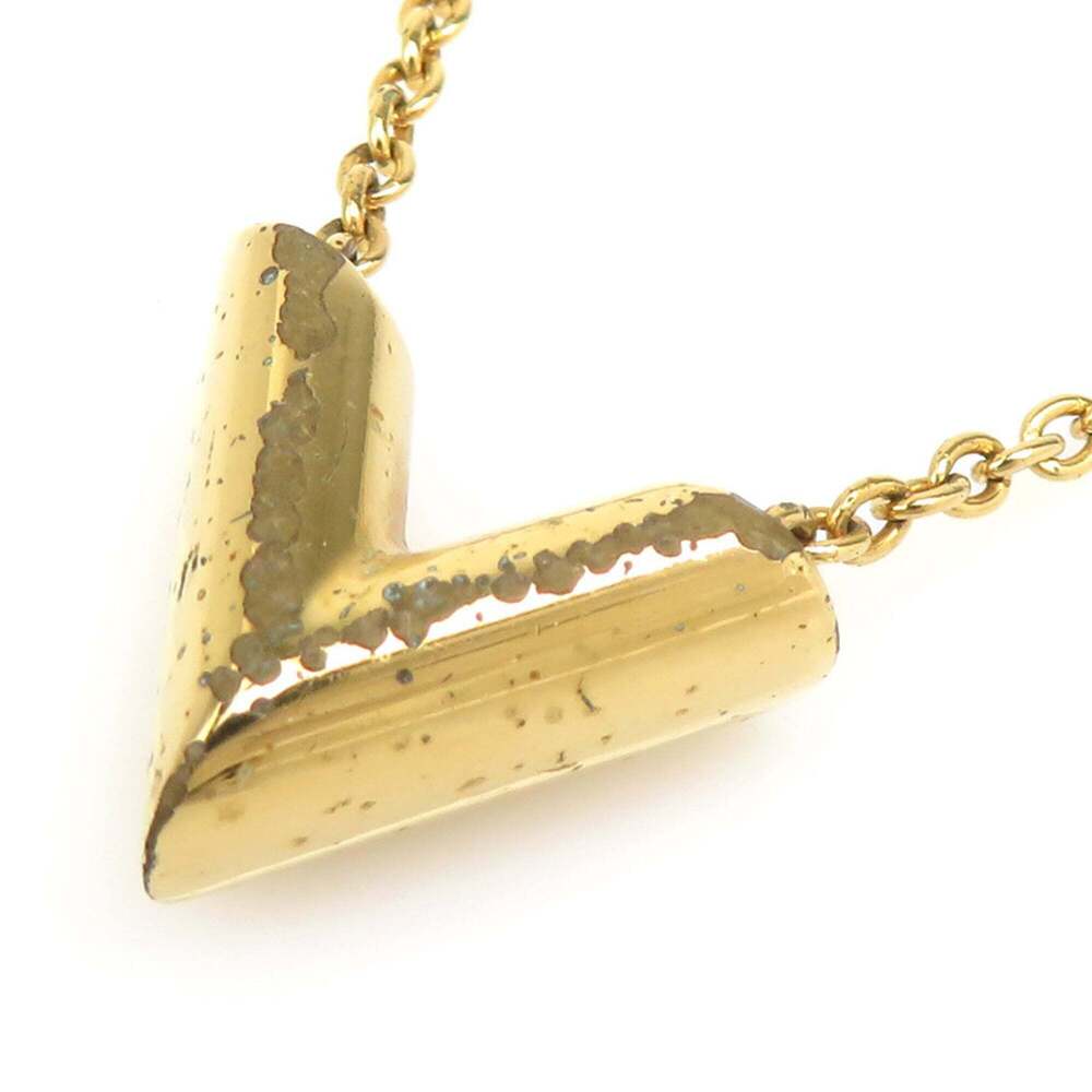 LOUIS VUITTON Gold Necklace - Picture 5 of 14